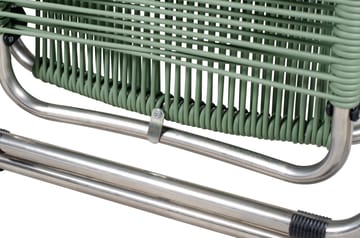 Silla para tomar el sol con reposapiés Spaghetti - Sage green - Fiam