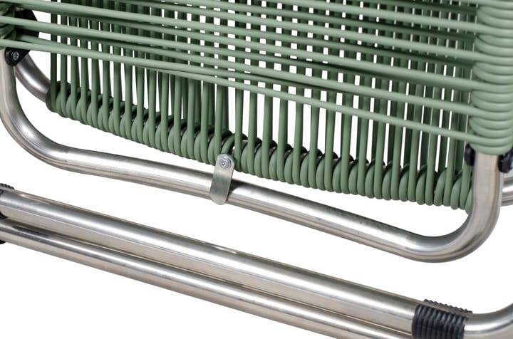 Silla para tomar el sol con reposapiés Spaghetti, Sage green Fiam