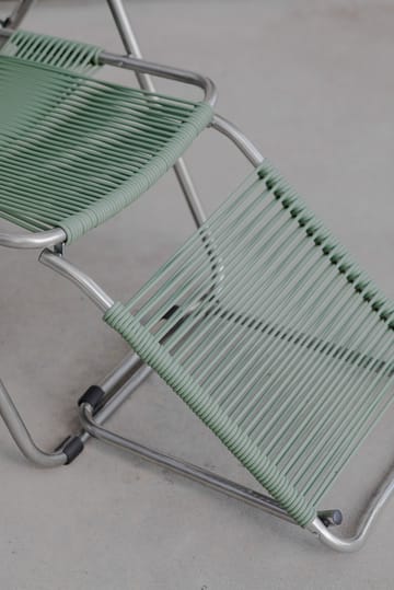 Silla para tomar el sol con reposapiés Spaghetti - Sage green - Fiam