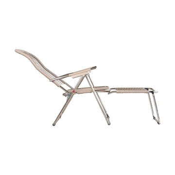 Silla para tomar el sol con reposapiés Spaghetti - Taupe - Fiam