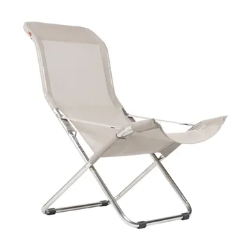 Silla para tomar el sol Fiesta - Blanco-beige - Fiam