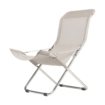 Silla para tomar el sol Fiesta - Blanco-beige - Fiam