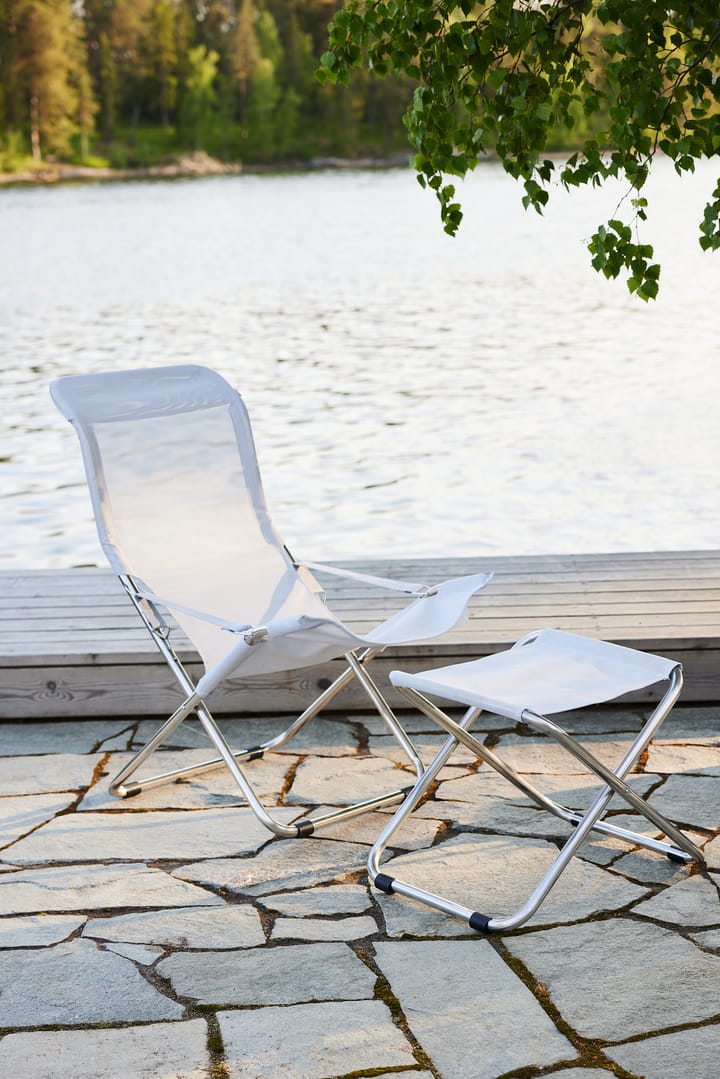 Silla para tomar el sol Fiesta, Blanco Fiam