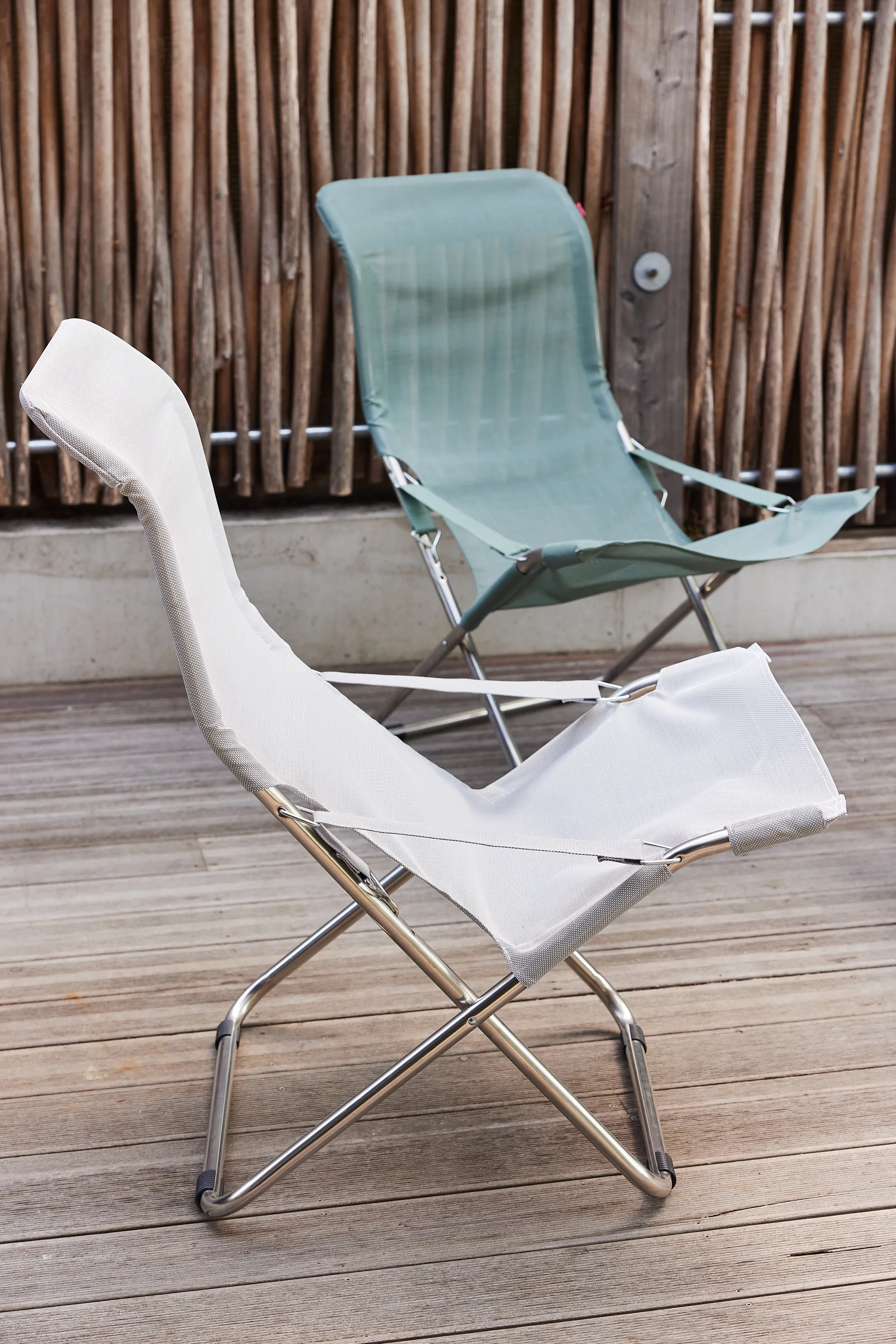 Silla para tomar el sol Fiesta, Blanco Fiam