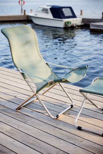 Silla para tomar el sol Fiesta - Sage green-estructura de aluminio - Fiam