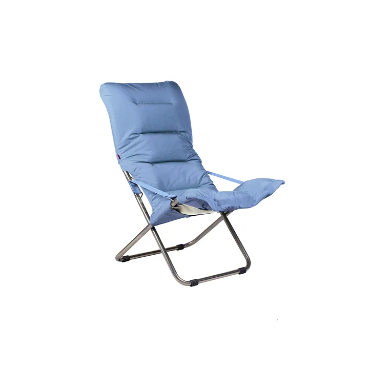 Silla para tomar el sol Fiesta Soft - Azul claro-beige supertex - Fiam