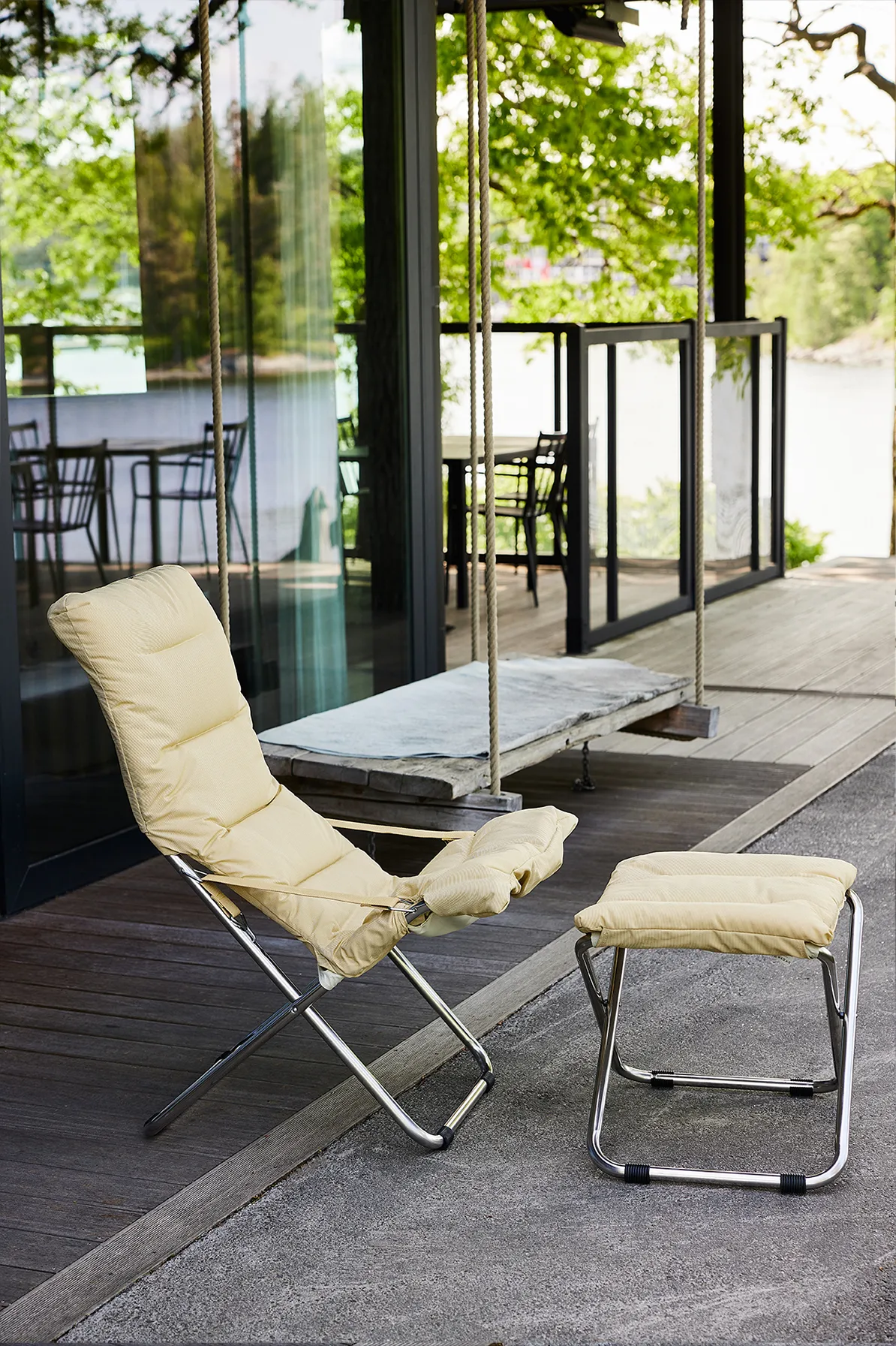 Silla para tomar el sol Fiesta Soft, Dusty yellow Fiam