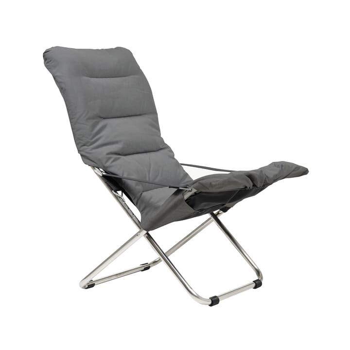 Silla para tomar el sol Fiesta Soft - Tela antracit, estructura de aluminio - Fiam