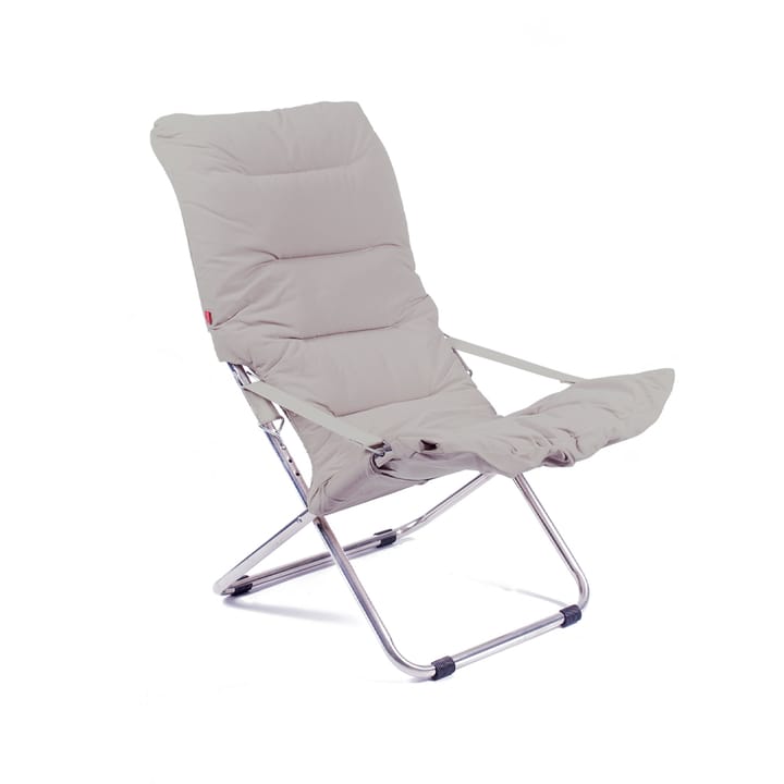 Silla para tomar el sol Fiesta Soft - Tela beige, estructura de aluminio - Fiam