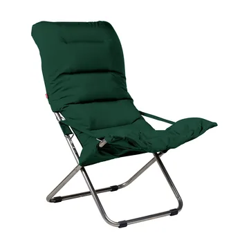 Silla para tomar el sol Fiesta Soft - Tela dark green, estructura de aluminio - Fiam