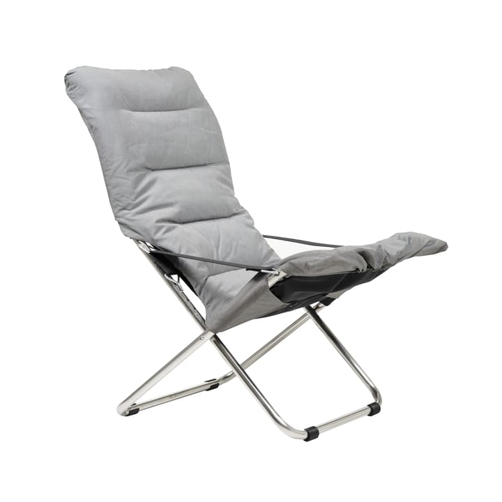 Silla para tomar el sol Fiesta Soft - Tela grey, estructura de aluminio - Fiam