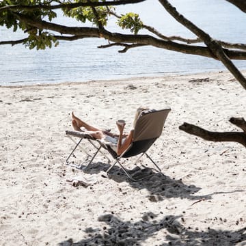 Silla para tomar el sol Fiesta Soft - Tela grey, estructura de aluminio - Fiam