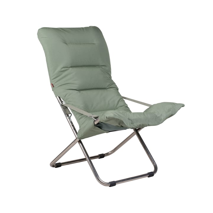 Silla para tomar el sol Fiesta Soft - Tela sage green, estructura de aluminio - Fiam