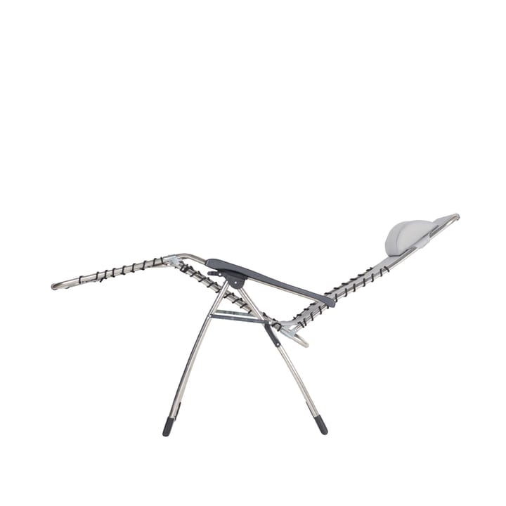 Silla para tomar el sol Movida, Textaline grey, estructura de aluminio Fiam