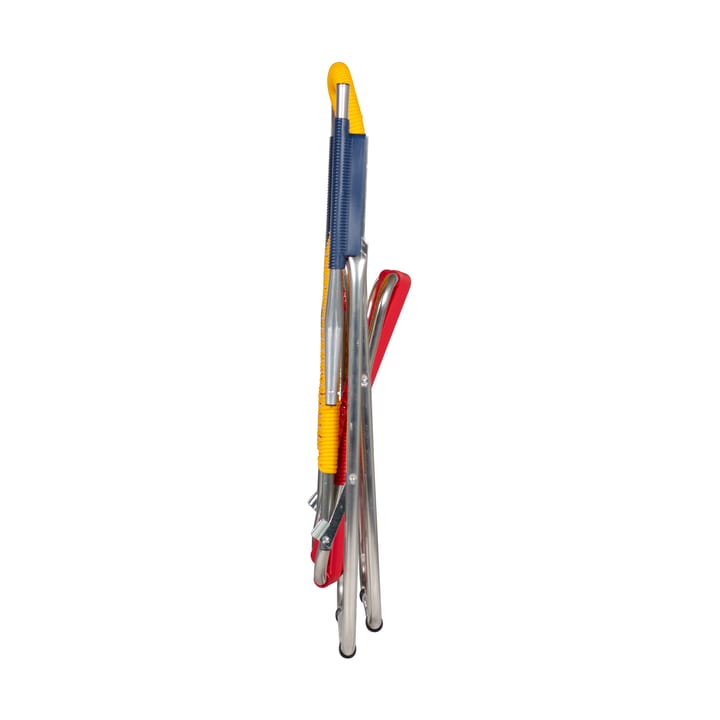 Silla para tomar el sol sin reposapiés Spaghetti, Multi, estructura de aluminio, amarillo Fiam