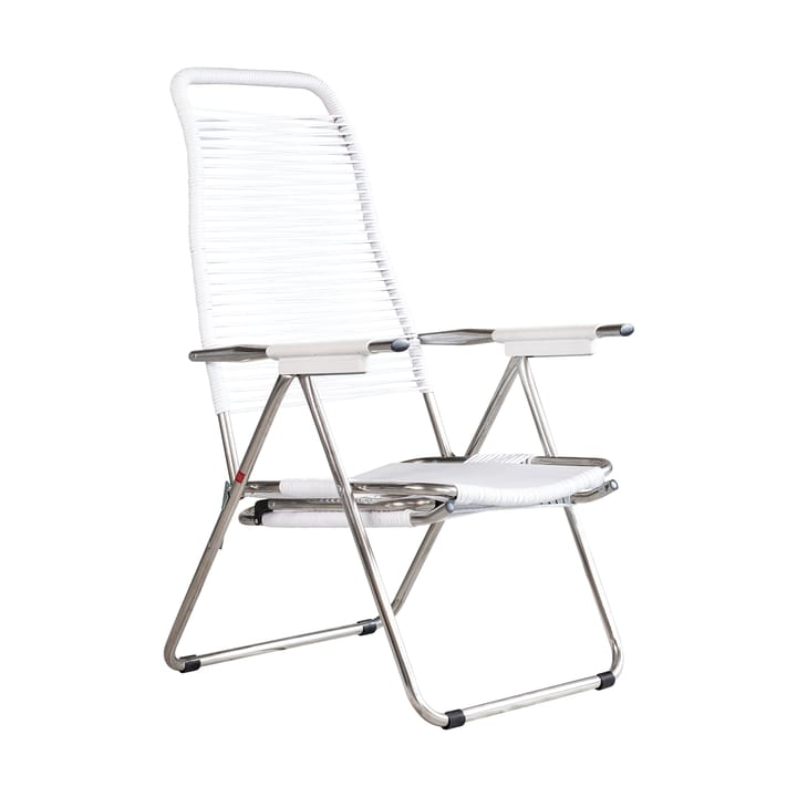 Silla para tomar el sol Spaghetti, Blanco Fiam
