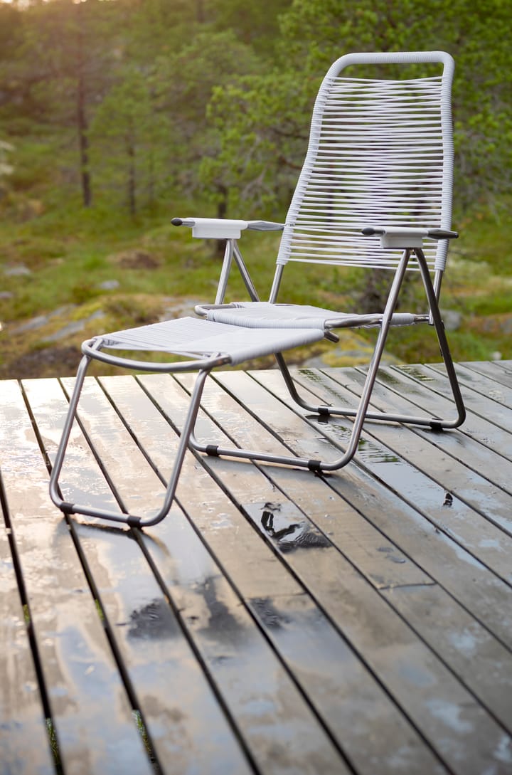 Silla para tomar el sol Spaghetti, Blanco Fiam