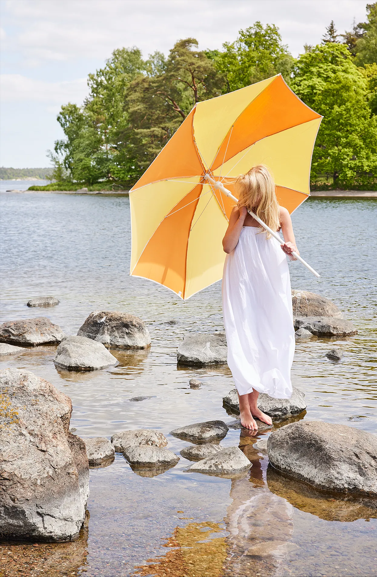 Sombrilla Elios POP, Yellow-orange Fiam