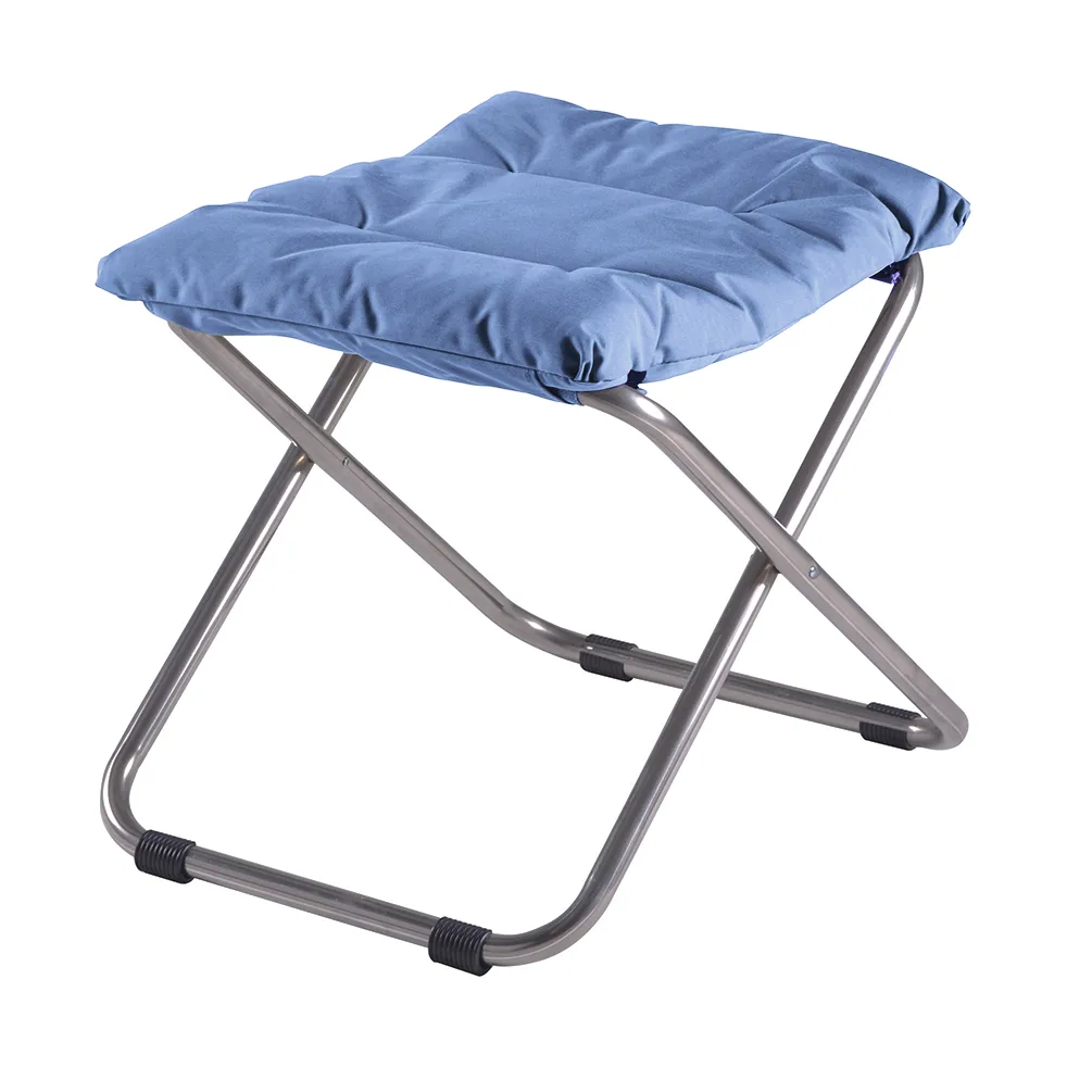 Taburete Chico Soft, Azul claro-beige supertex Fiam