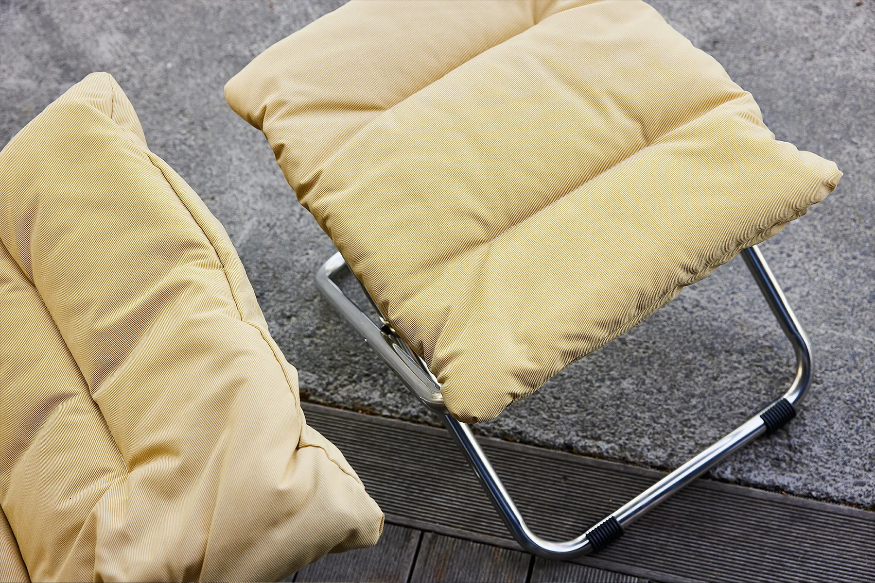 Taburete Chico Soft, Dusty yellow Fiam