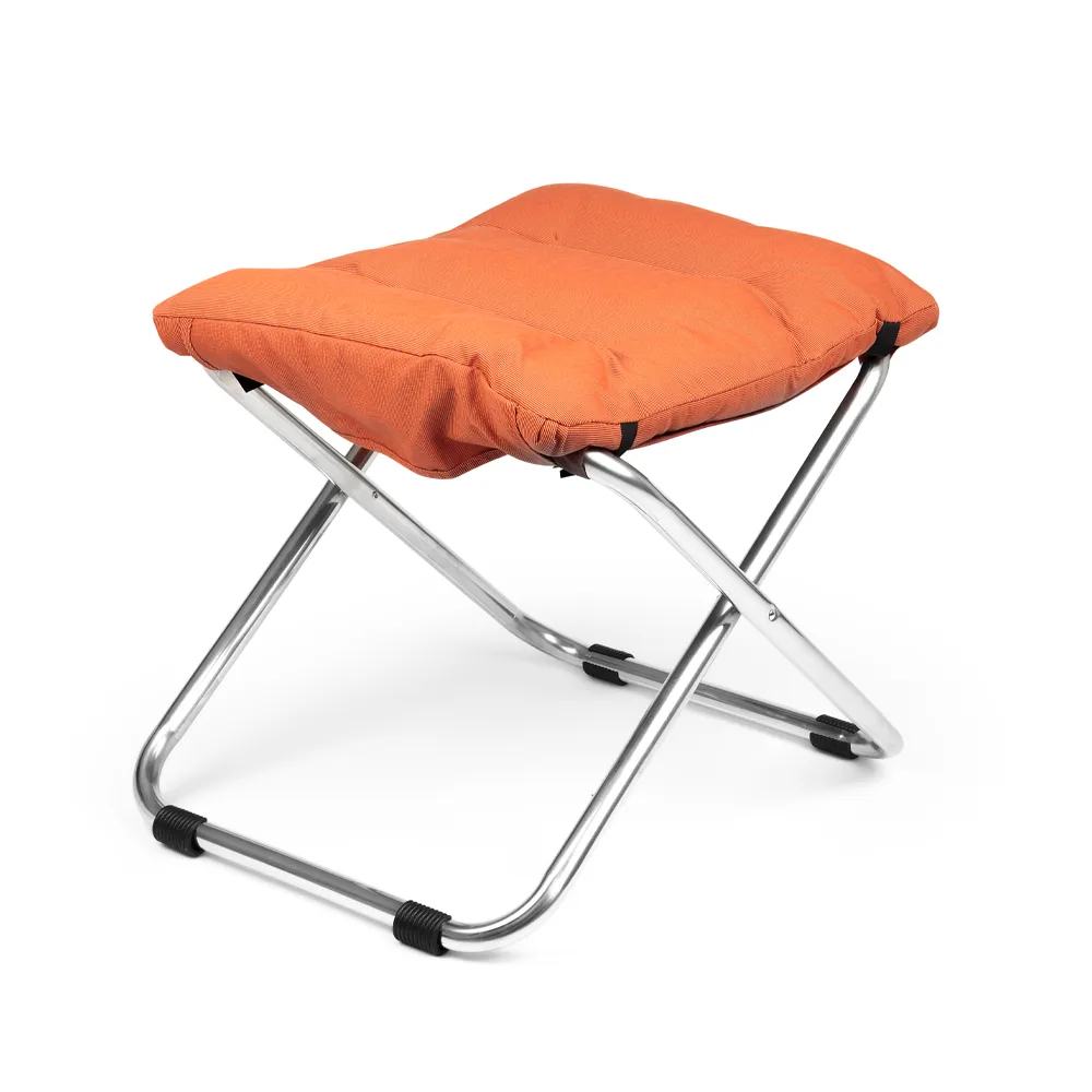 Taburete Chico Soft, Orange, estructura de aluminio Fiam