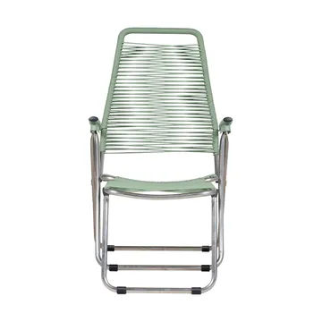 Tumbona Spaghetti con reposapiés - Sage green - Fiam