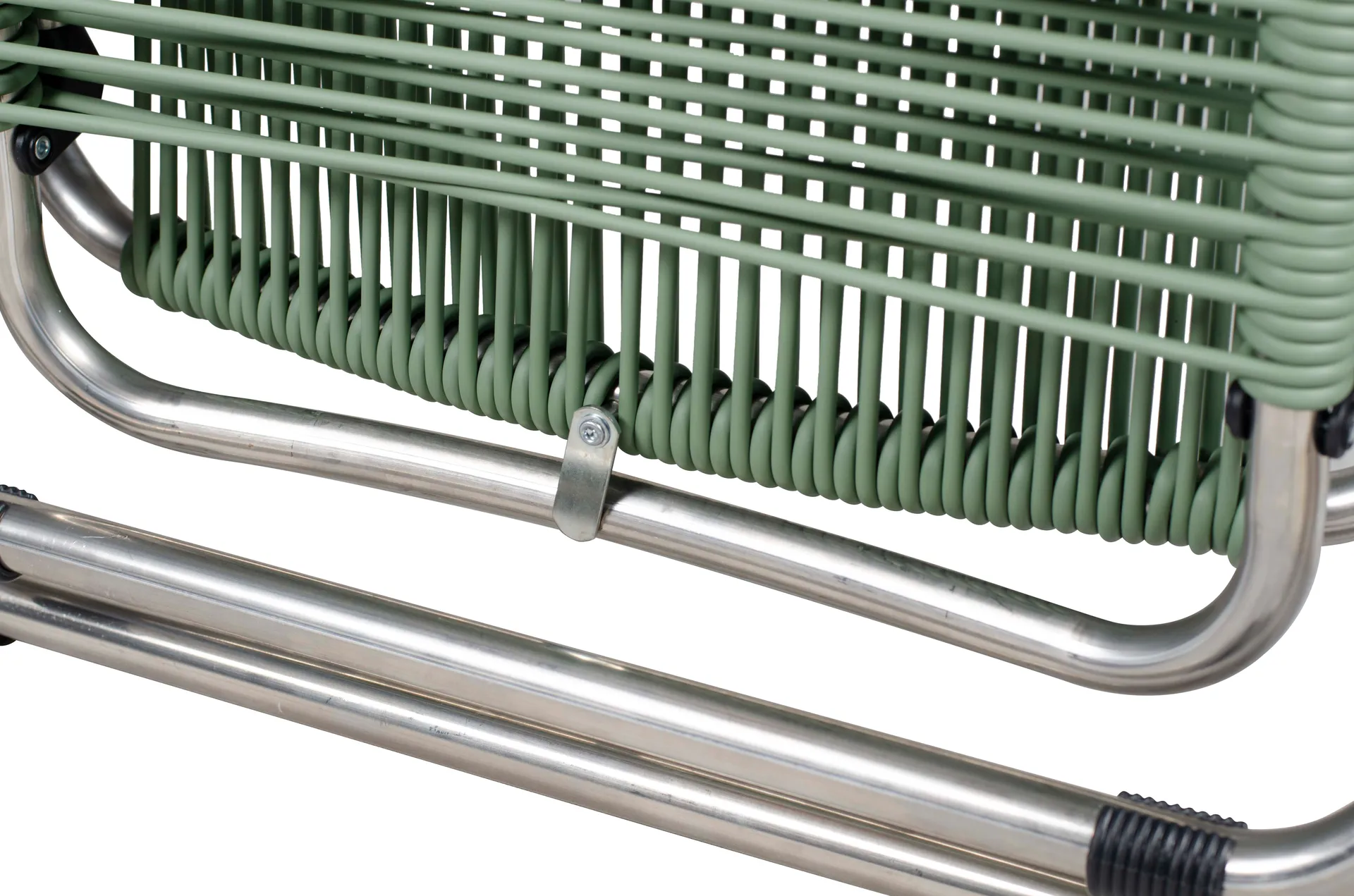 Tumbona Spaghetti con reposapiés, Sage green Fiam