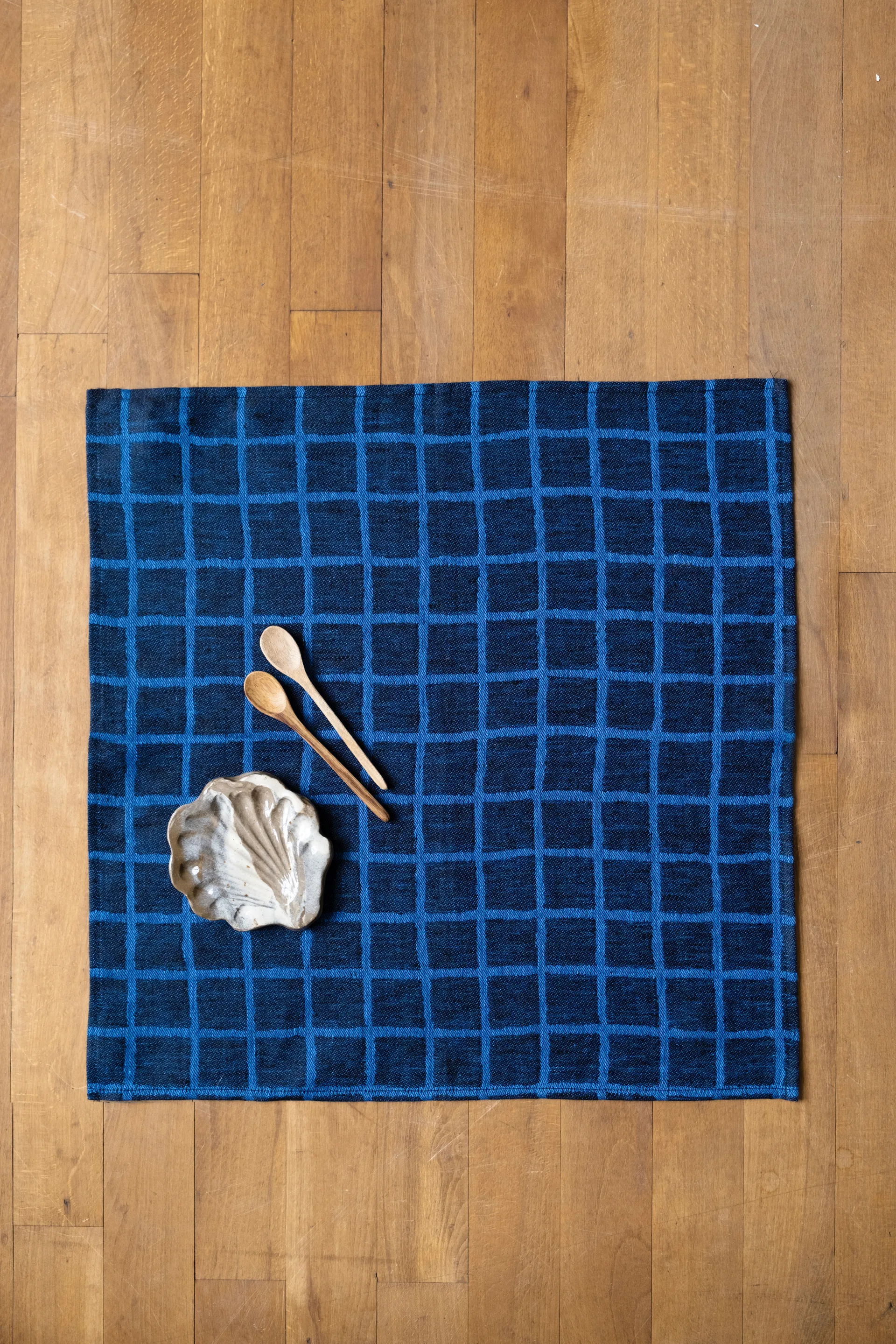 2 Servilletas Rutig jacquard, Blue-black Fine Little Day