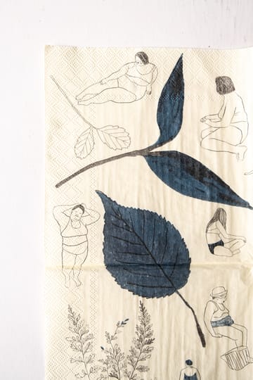 25 Servilletas Saltholmen - amarillo-gris - Fine Little Day