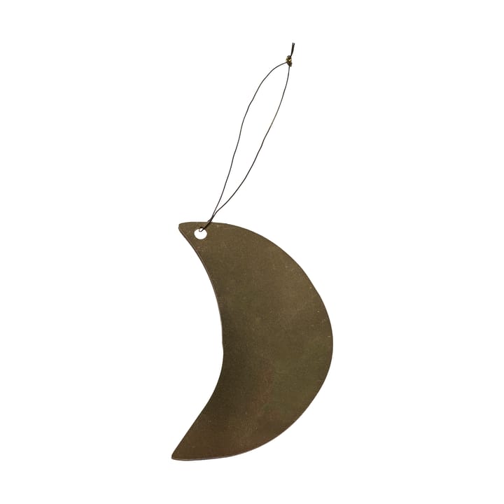 Adorno de árbol de Navidad Fine Little Day Moon, Latón Fine Little Day
