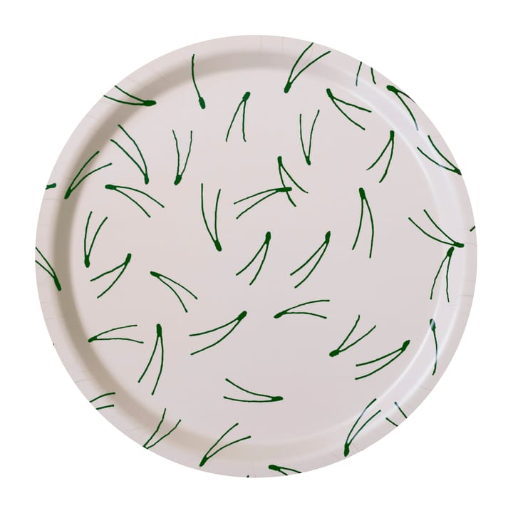 Bandeja Barr Ø31 cm, Nude-verde Fine Little Day
