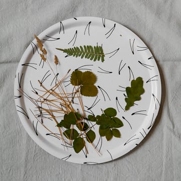 Bandeja Barr Ø38 cm - negro-blanco - Fine Little Day