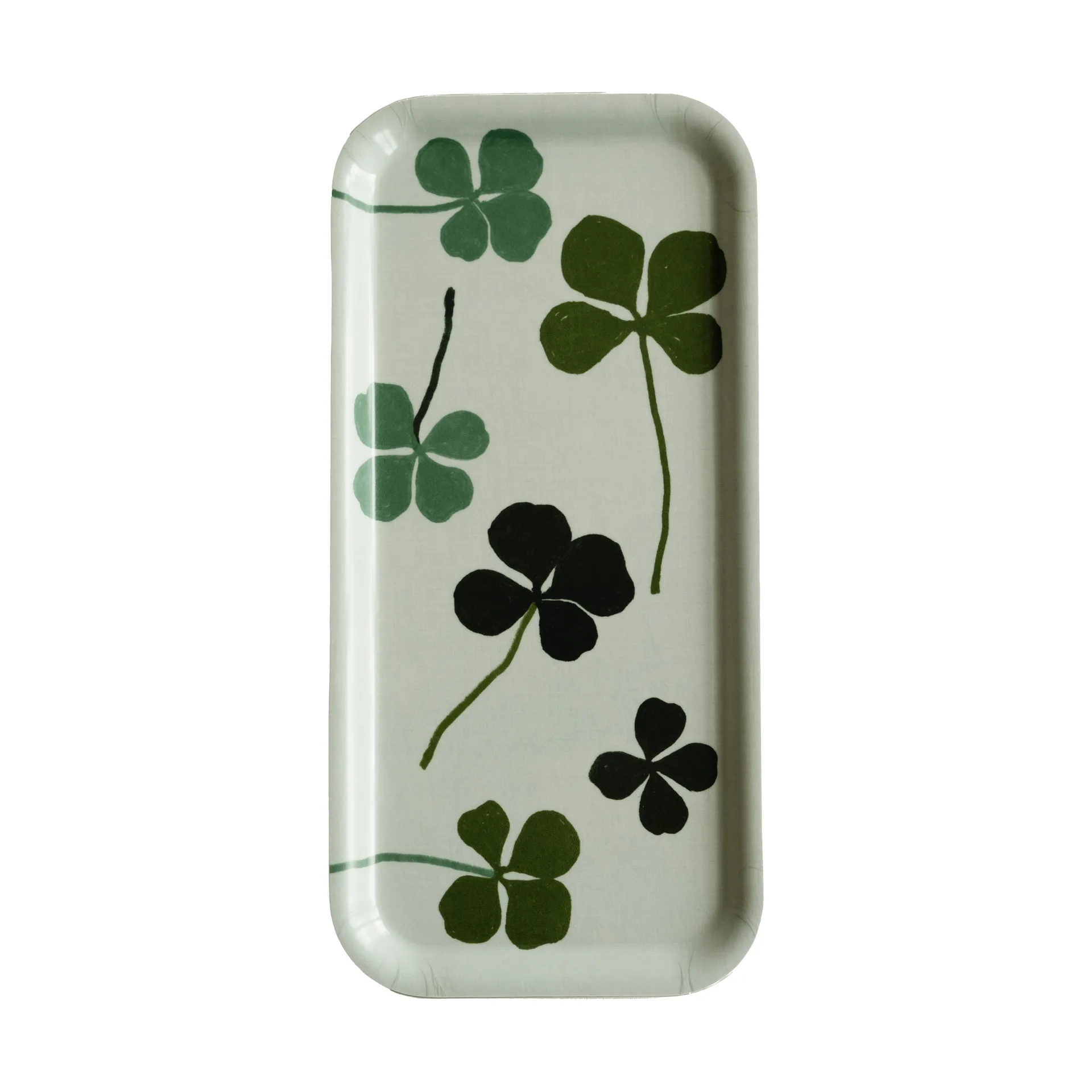 Bandeja Clover, Verde, 13x27 cm Fine Little Day