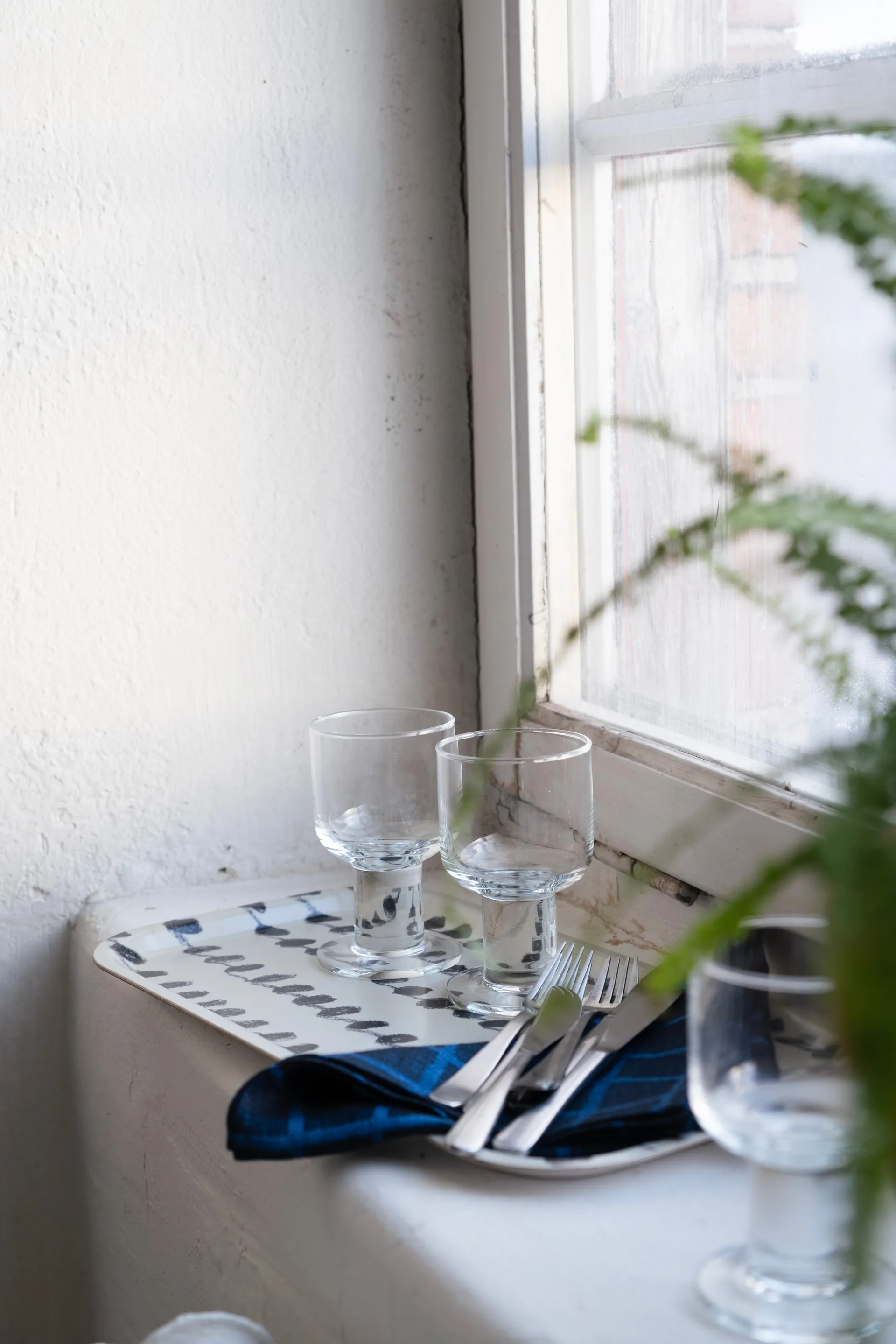 Bandeja Dot 22x43 cm, Black-white Fine Little Day