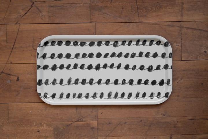 Bandeja Dot 22x43 cm, Black-white Fine Little Day