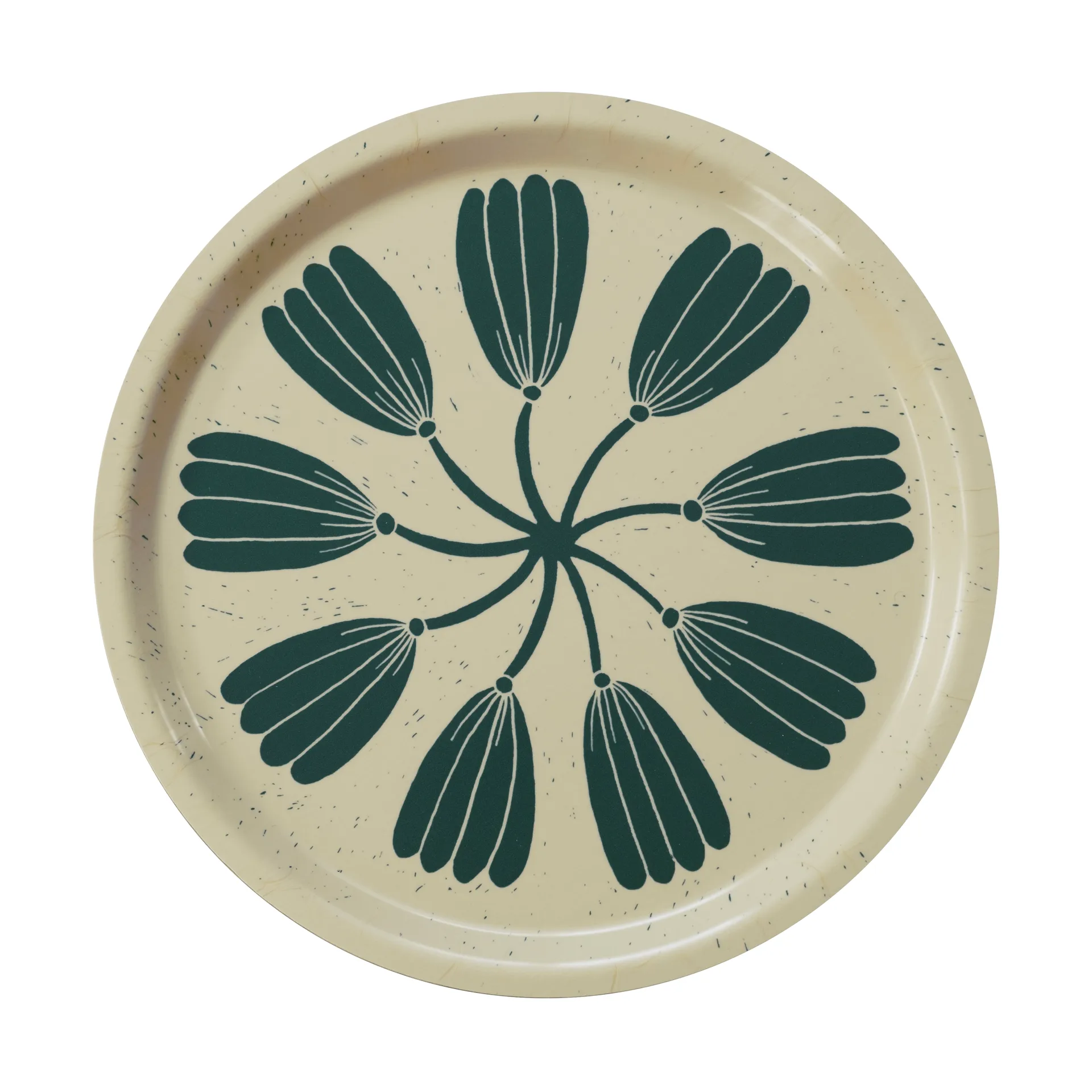 Bandeja Krans Ø31 cm, Yellow-green Fine Little Day