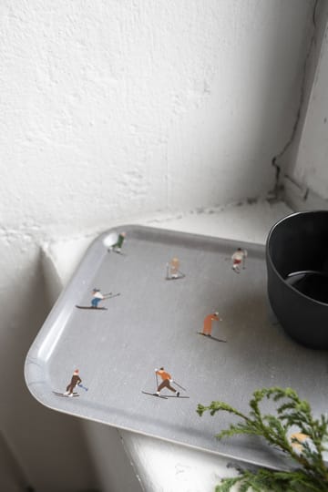 Bandeja Skiers 20x27 cm - gris - Fine Little Day