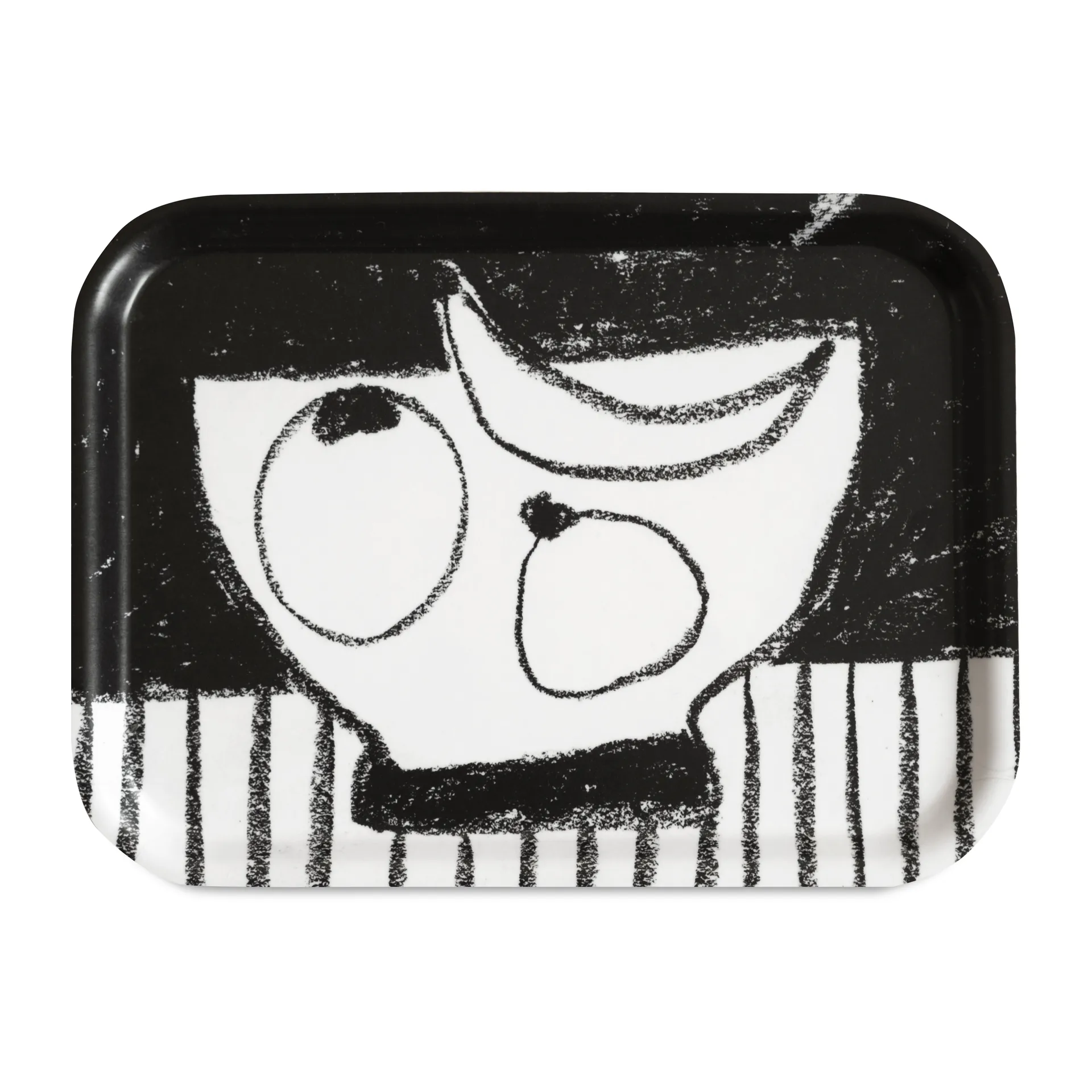 Bandeja Stilleben 20x27 cm, negro-blanco Fine Little Day