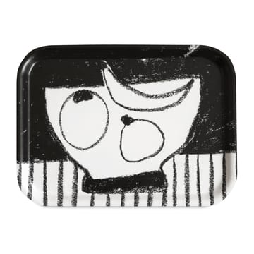 Bandeja Stilleben 20x27 cm - negro-blanco - Fine Little Day