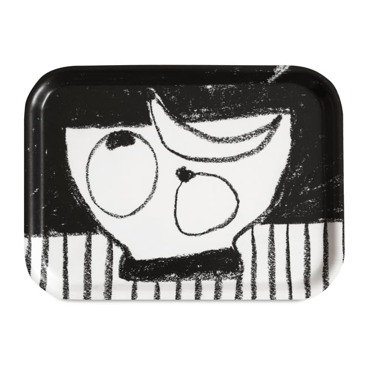 Bandeja Stilleben 20x27 cm, negro-blanco Fine Little Day