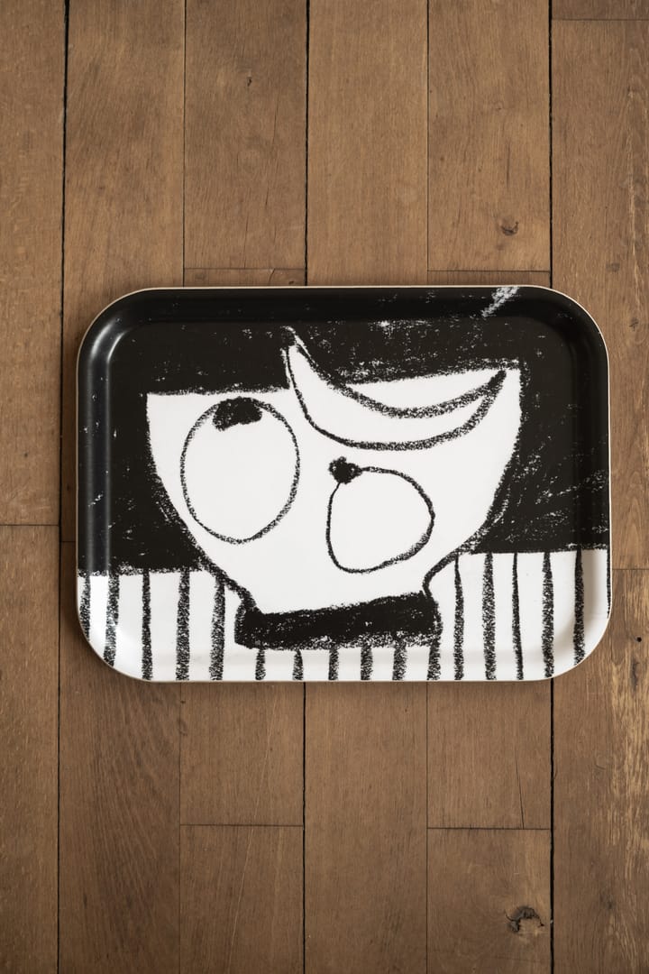 Bandeja Stilleben 20x27 cm, negro-blanco Fine Little Day