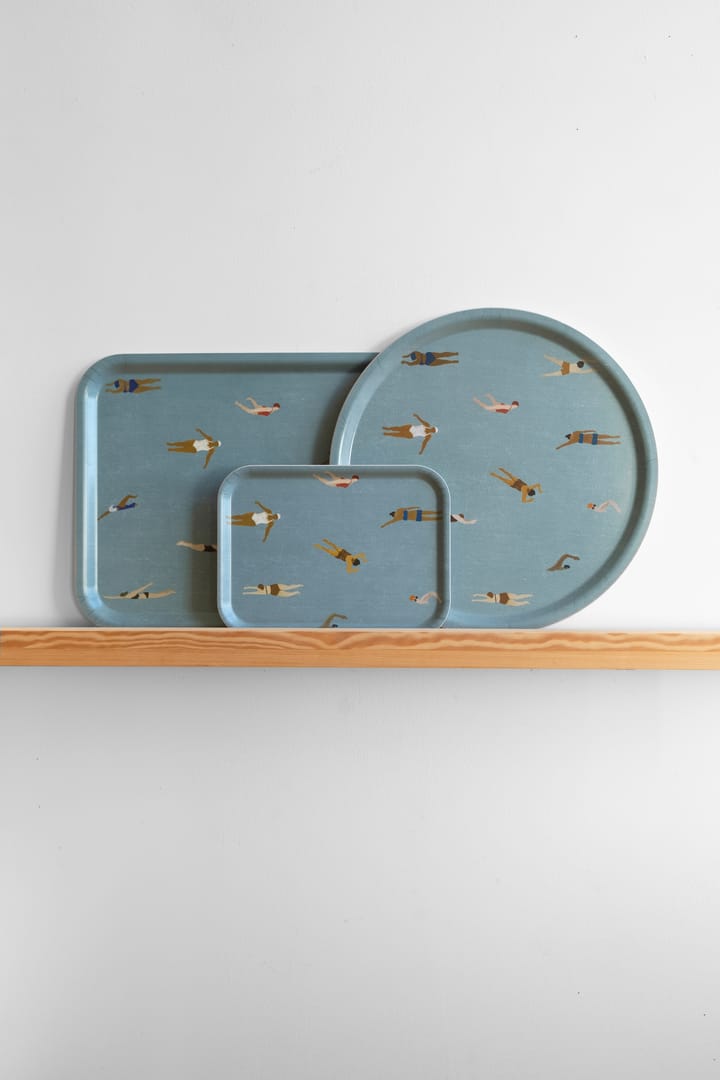 Bandeja Swimmers 20x27 cm, azul Fine Little Day