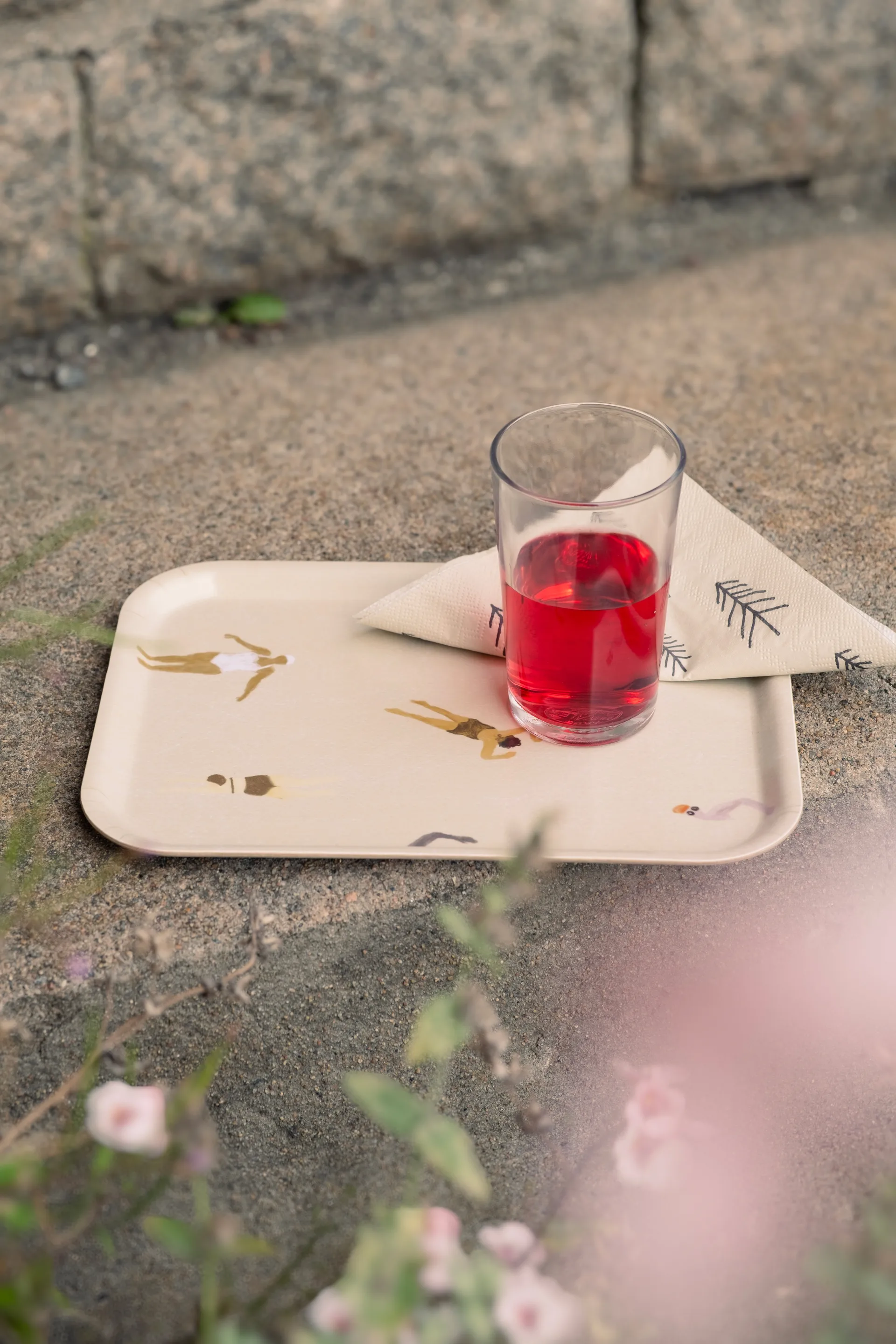 Bandeja Swimmers 20x27 cm, Beige Fine Little Day