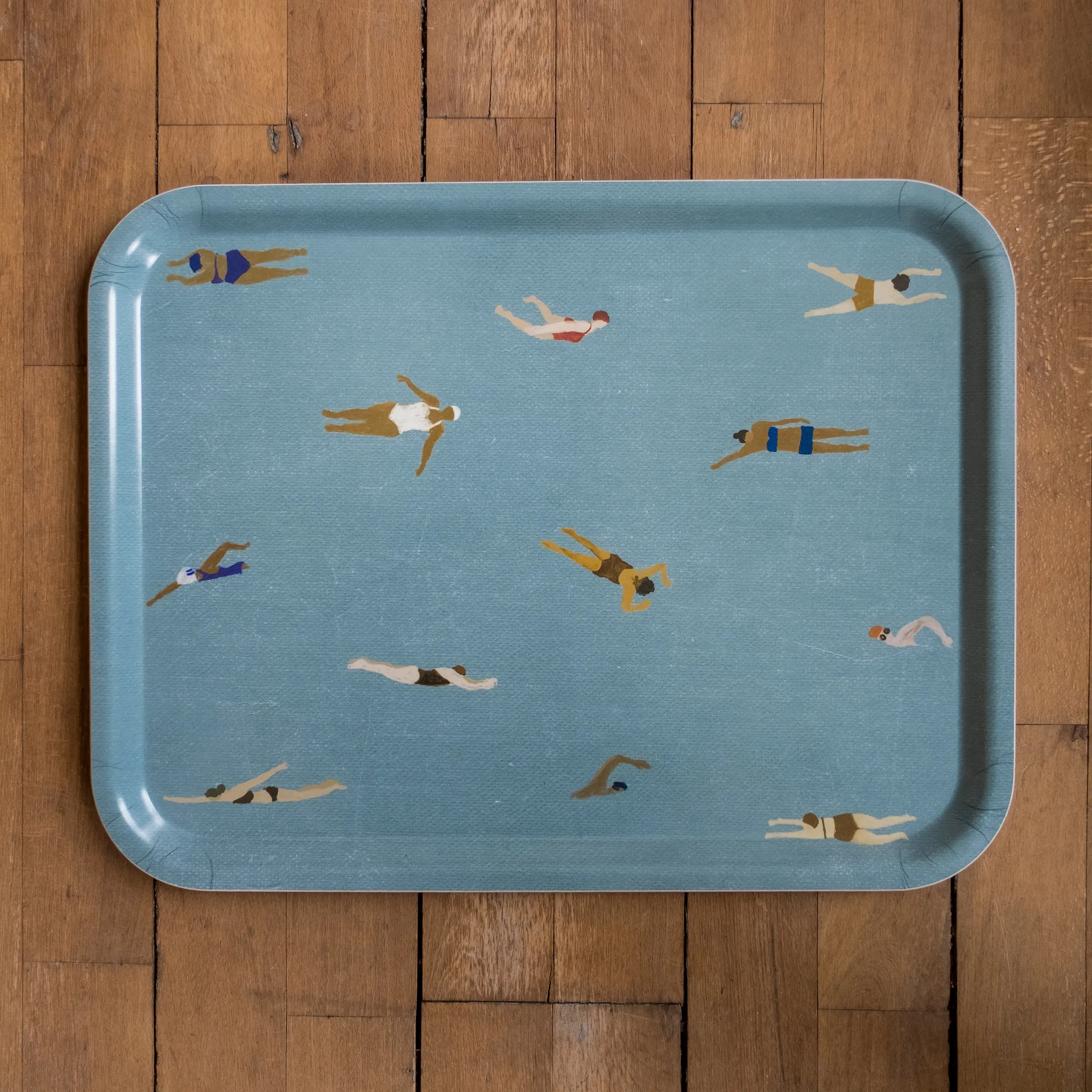 Bandeja Swimmers 33x43 cm, azul Fine Little Day