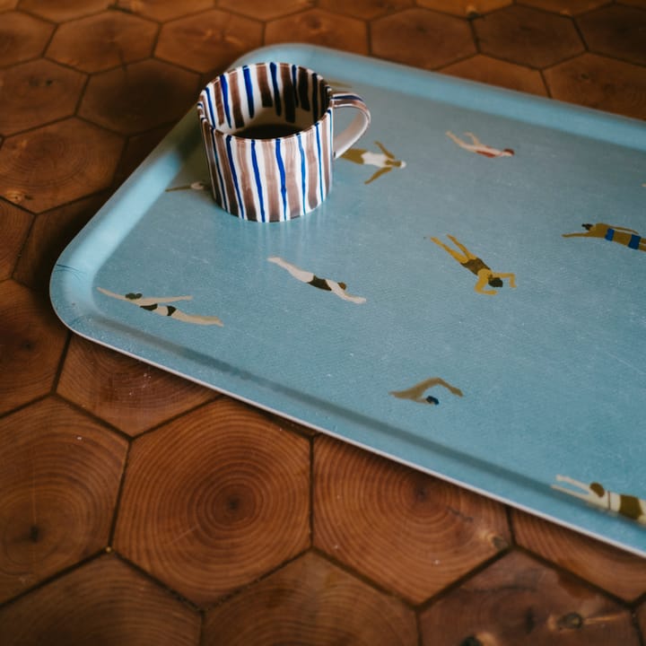 Bandeja Swimmers 33x43 cm, azul Fine Little Day