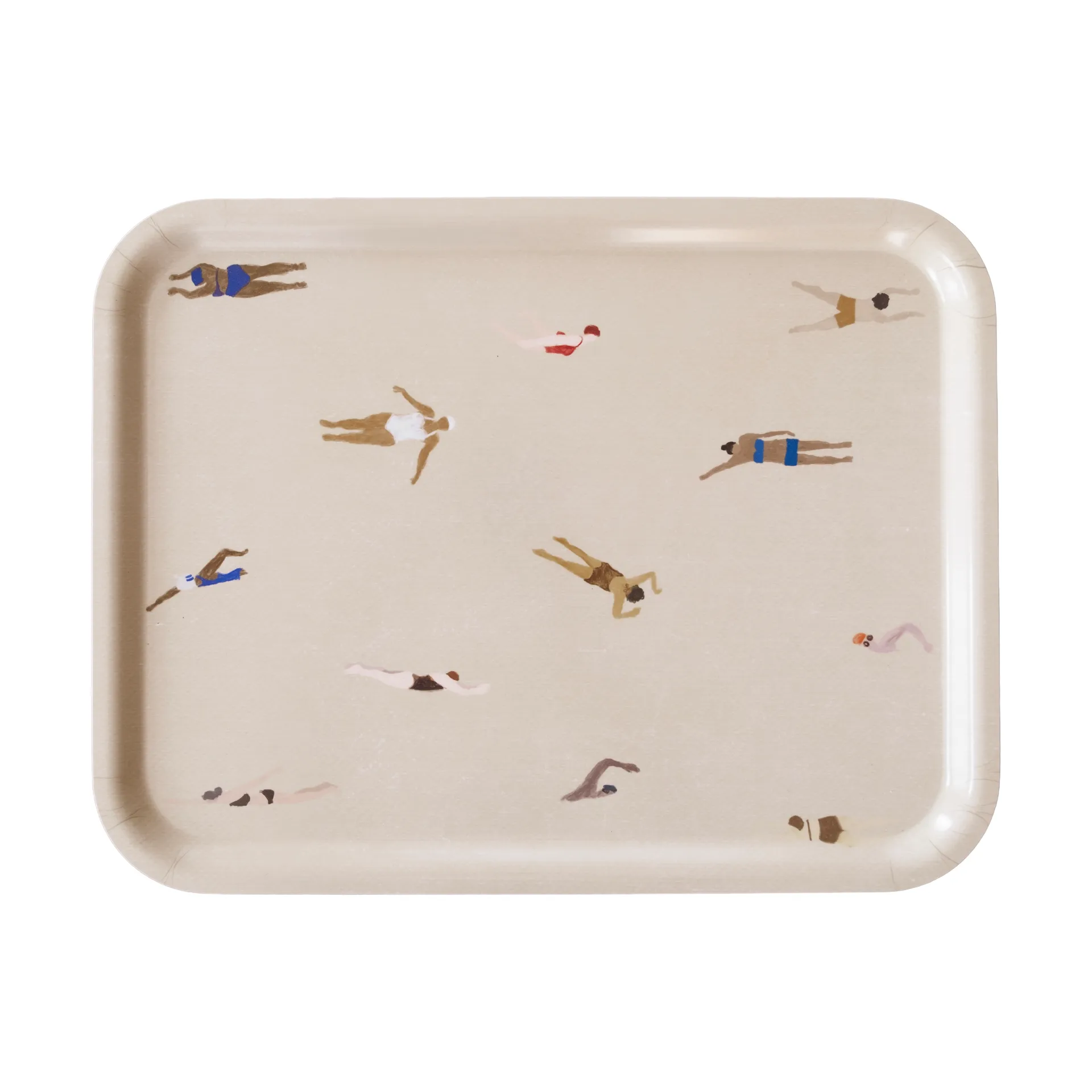 Bandeja Swimmers 33x43 cm, Beige Fine Little Day
