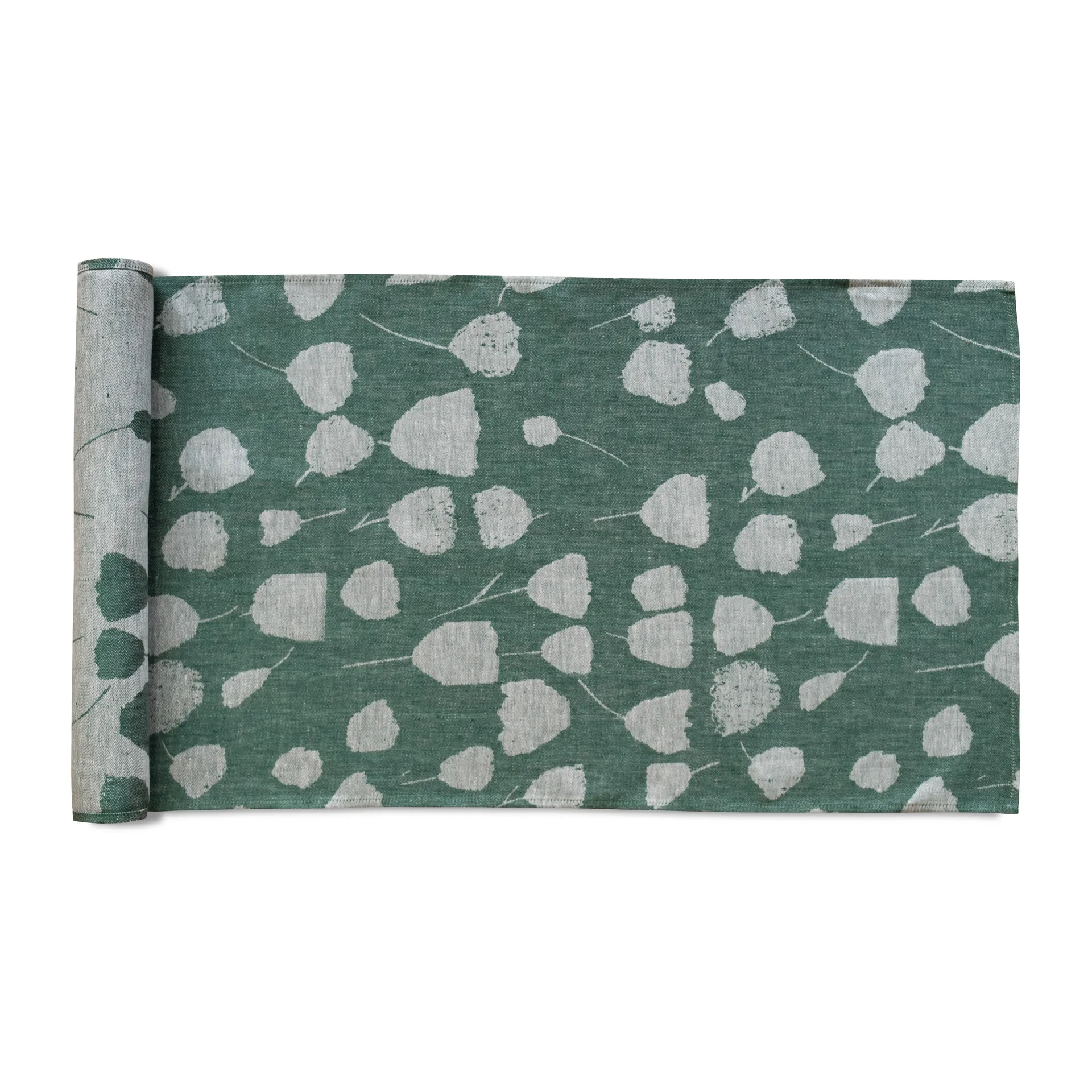 Camino de mesa Bouquet 150x45 cm, verde-blanco Fine Little Day