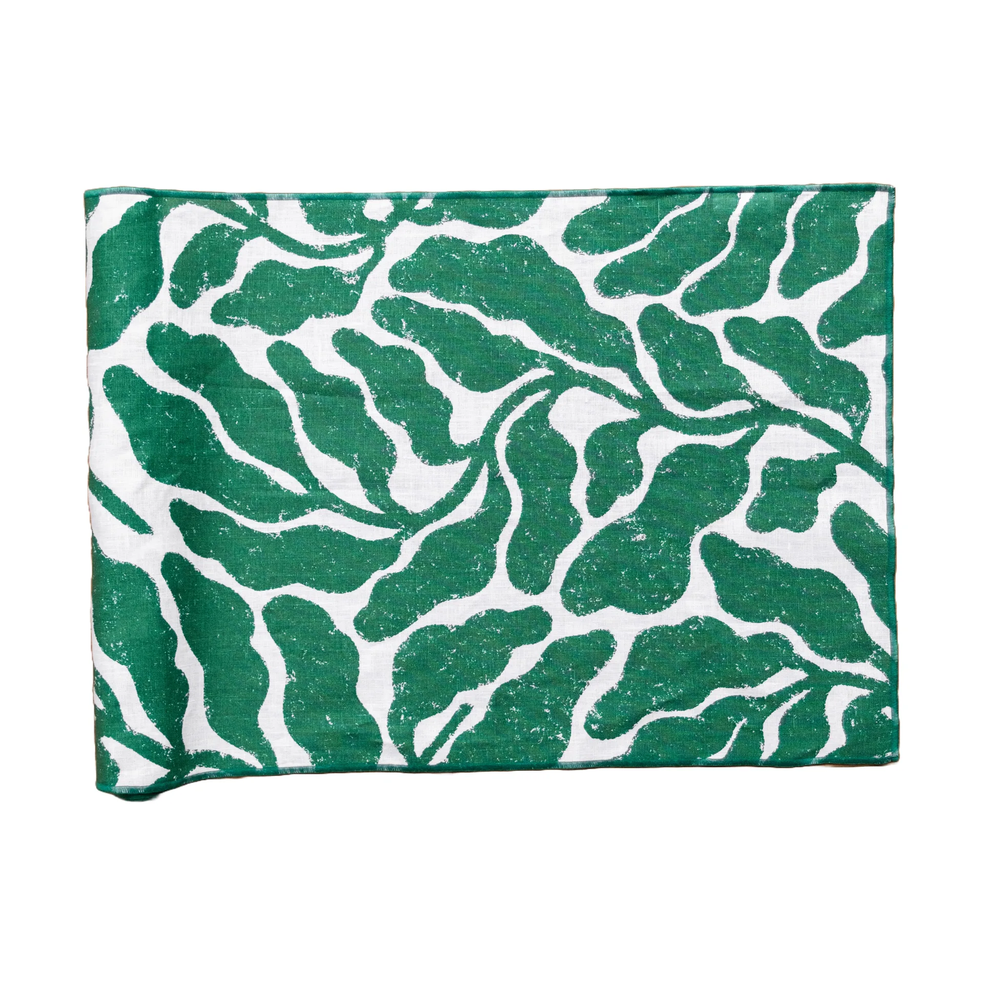 Camino de mesa Leaves, Green, 45x180 cm Fine Little Day