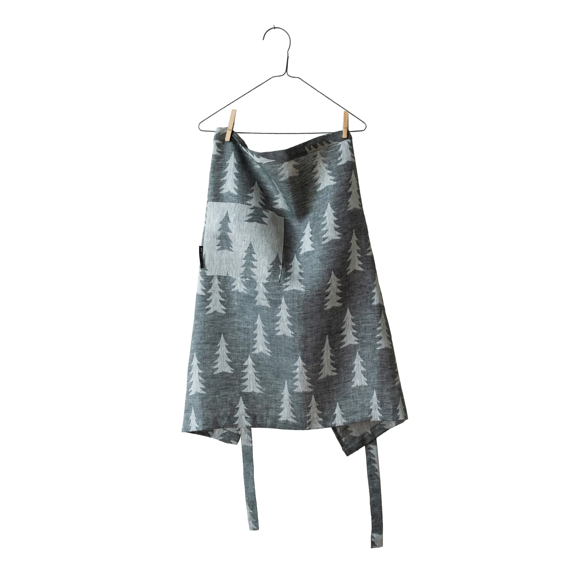 Delantal Gran, verde-blanco Fine Little Day