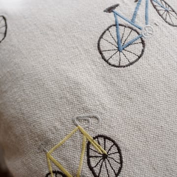 Funda de cojín Bicycles 48x48 cm - Beige - Fine Little Day